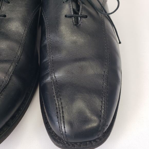 Allen Edmonds Saxon Oxford Men’s Size 11D Black Leather Lace Up Bicycle Toe main image 10